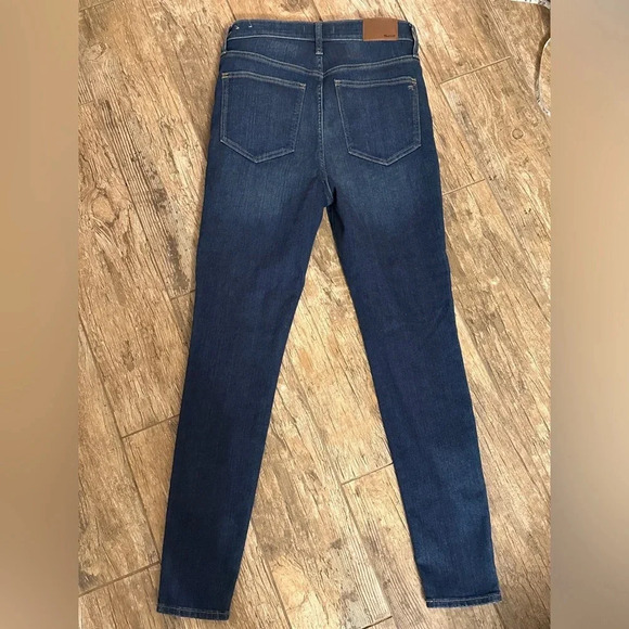 Madewell High Rise Medium/Dark Wash Skinny Jean 28 - Picture 7 of 9